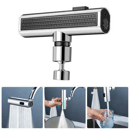 AquaFlow™ No-Splash Rotating Faucet - Universal, Multifunctional Water Nozzle for Kitchen Sinks