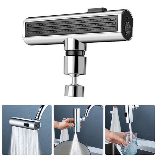 AquaFlow™ No-Splash Rotating Faucet - Universal, Multifunctional Water Nozzle for Kitchen Sinks