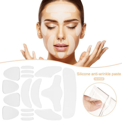 Patch viso antirughe in silicone RadiantSilk™: leviga e rivitalizza la pelle 