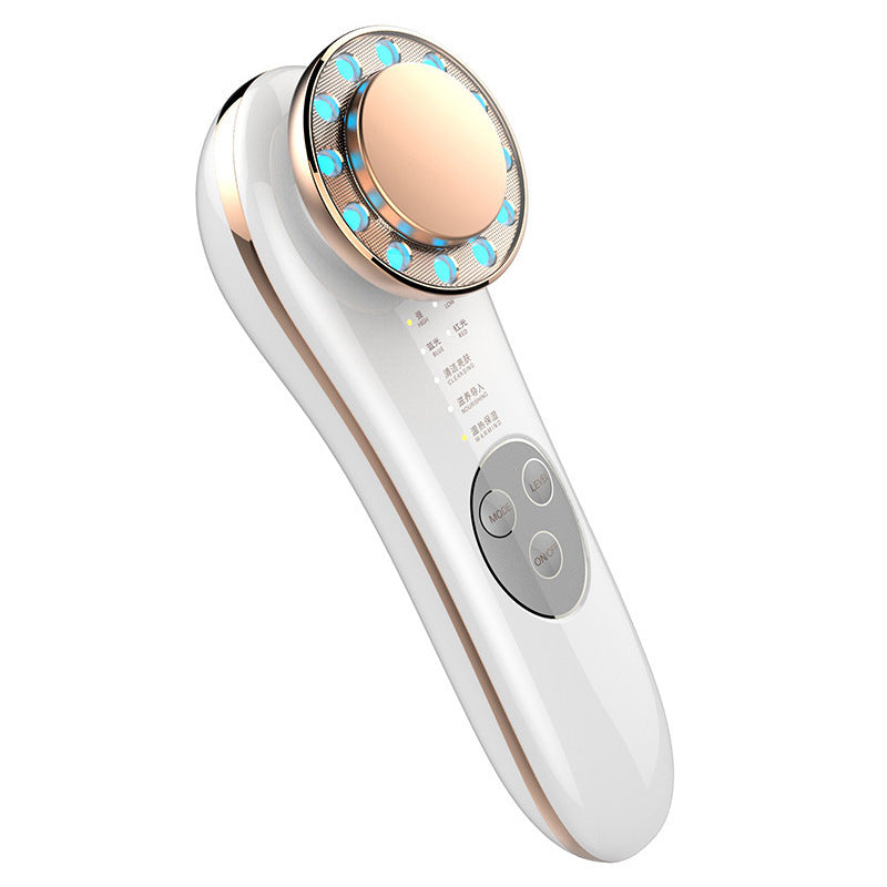 RadiantLift Pro 7-in-1 Facial Massager & Skin Tightening Machine - Galvanic & High-Frequency Face Lifting Tool