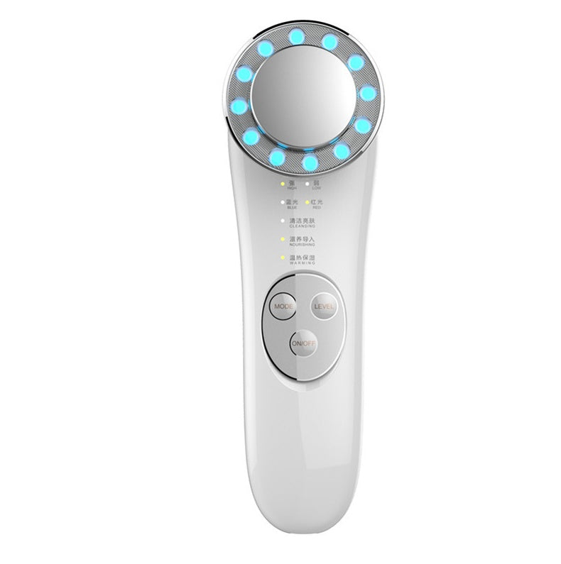 RadiantLift Pro 7-in-1 Facial Massager & Skin Tightening Machine - Galvanic & High-Frequency Face Lifting Tool